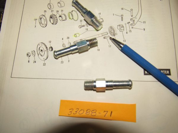 Harley Sportster Kicker Starter Spring Stud  1971-78 - Image 3