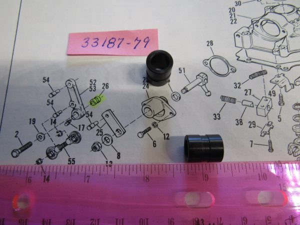 Harley Shovelhead Transmission Shift Lever Bushing. 1979-84 P/N 33187-79 - Image 3