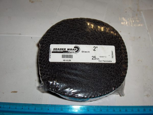 Harley,Customs,Bobbers,Choppers Black Exhaust Wrap  **25 Feet** - Image 2