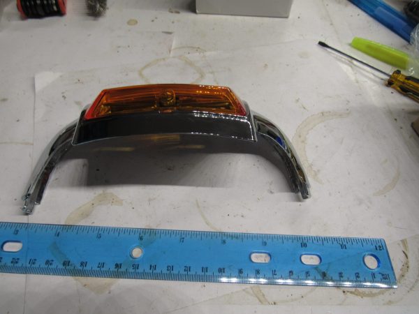 Harley Shovelhead,Evo Front Fender Trim Light with Amber Lens. 1979-UP?? P/N 59082-79 - Image 5