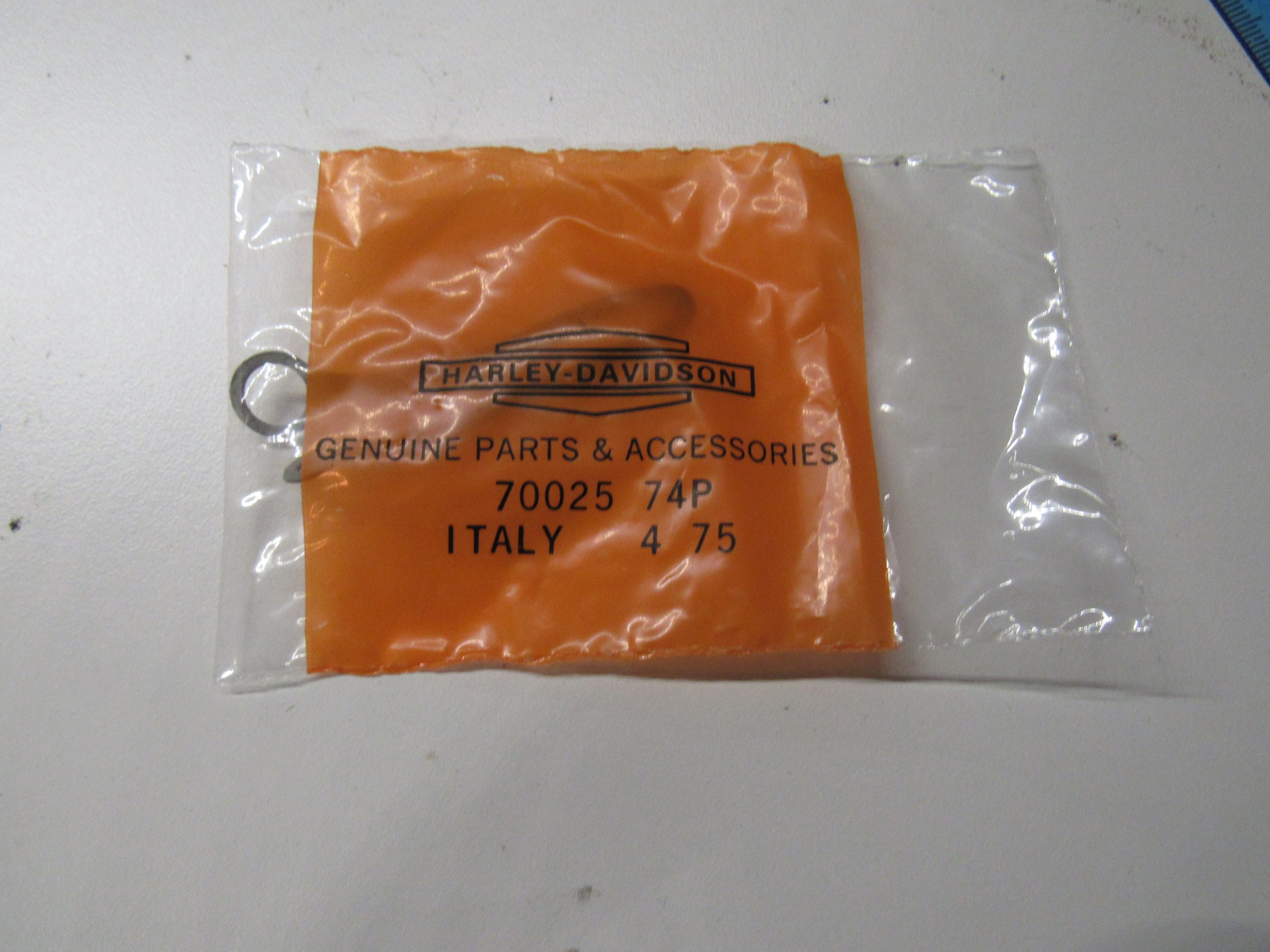 Harley Davidson Aermacchi Tail Lamp Ground Wire *NOS* 1974-75 P/N 70025-74P