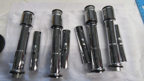 Harley Big Twin Evolution CHROME Push Rod Covers. 1984-98 - Image 3