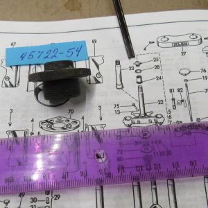 Harley Sportster Upper Top Stem End Nut.. 1954-78 P/N 45722-54
