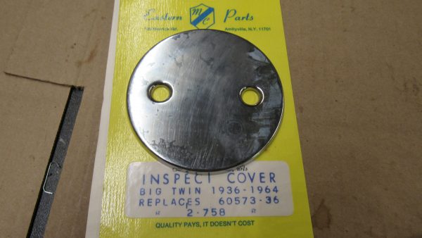 Harley Knucklehead,Panhead,Chrome Inspection Cover 1936-64 P/N 60573-36