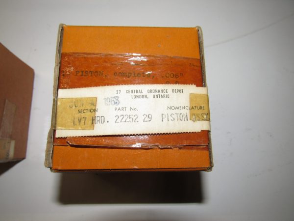 Harley 45 Flathead Solo and Servi-car Piston Set. ".005 Over" NOS 1929-73. P/N 22252-29 - Image 3