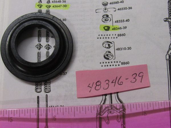 Harley 45 Flathead Solo and Servi-car Fork Stem Ball Bearing Race  P/N 48346-39 - Image 3