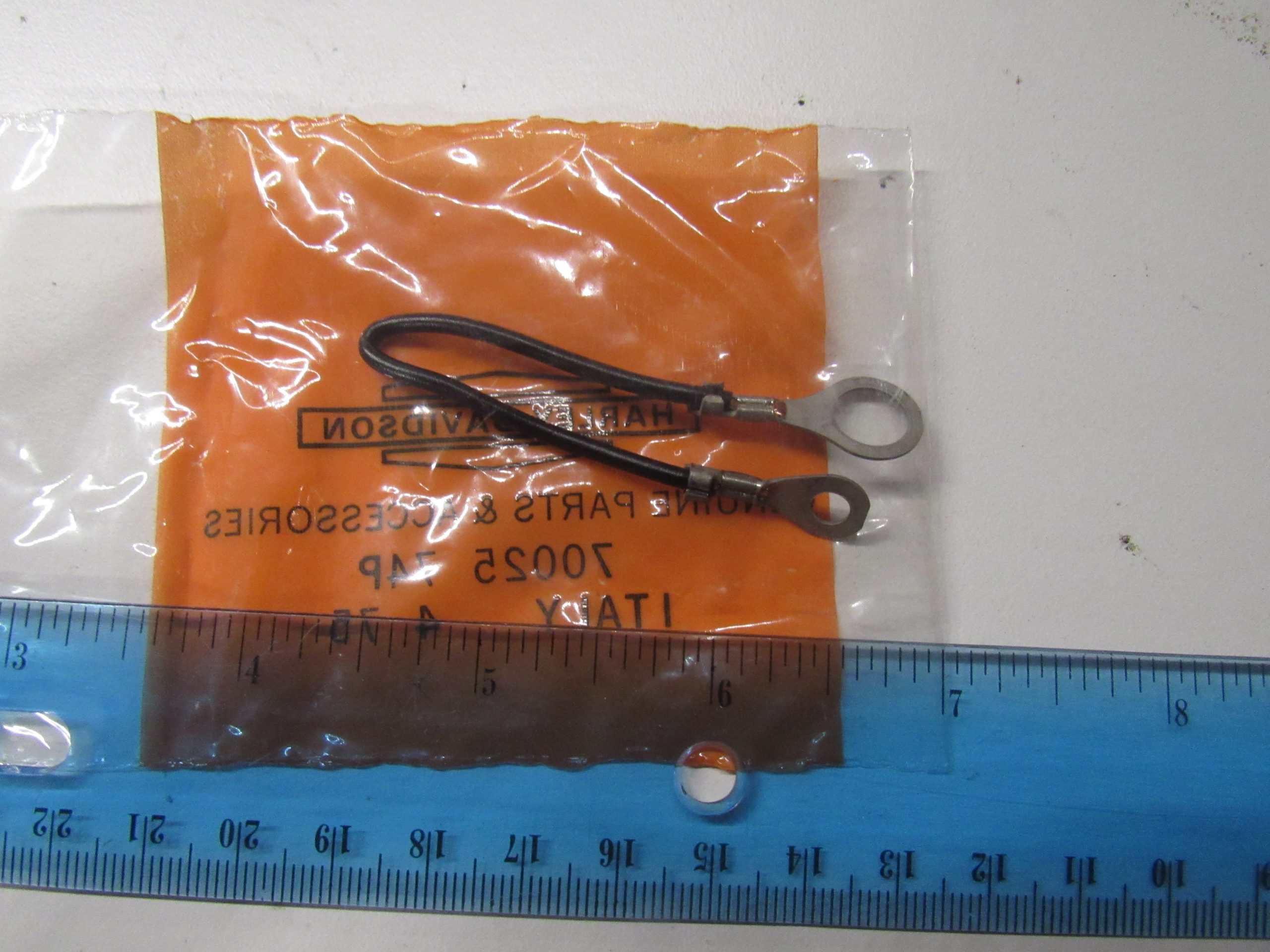 Harley Davidson Aermacchi Tail Lamp Ground Wire *NOS* 1974-75 P/N 70025-74P - Image 3