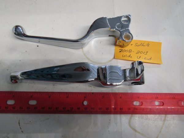 Harley Twin Cam Softails and Dynas,Chrome?Clutch & Brake Lever Set  2008-13 - Image 6