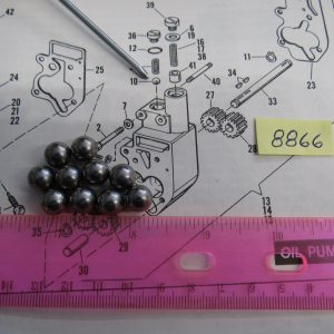 Harley Big Twin,Sportster Oil Pump Check Ball. 3/8" 1941-UP. P/N 8866