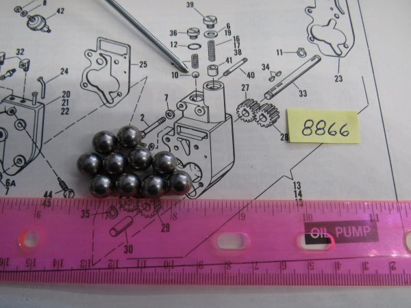 Harley Big Twin,Sportster Oil Pump Check Ball. 3/8" 1941-UP. P/N 8866