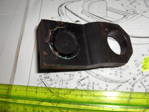 **USED**Vintage Harley Panhead,Shovelhead Sidecar Bracket 1958-72 - Image 3