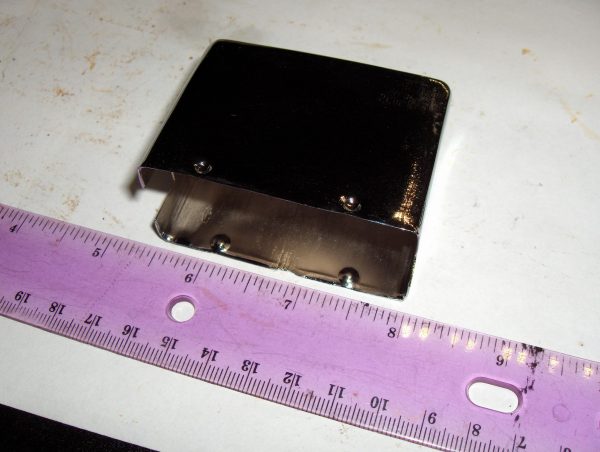 Harley Knucklehead,Panhead,Flathead Chrome Relay Cover 1938-57  P/N 74750-38 - Image 3
