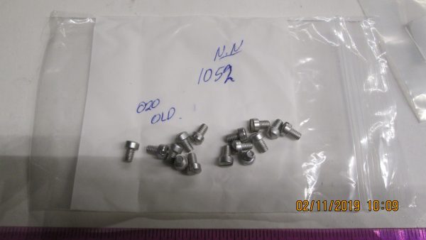 Harley Knuckle,Flathead,Pan Cad Plated Electrical Screw P/N 1052 or OLD # 020 - Image 2