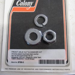 Harley Shovelhead Front Axle Nut and Washer Kit  1972-up??