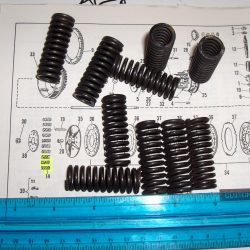 Harley Shovelhead Clutch Springs  1968-84. P/N 38075-68