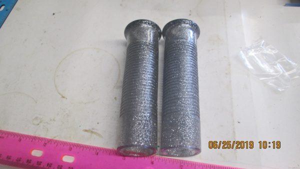 Harley,Sportster,Shovel,Choppers Silver Metal Flake Grip Set *KOOL* 1974-UP? P/N 56206-74