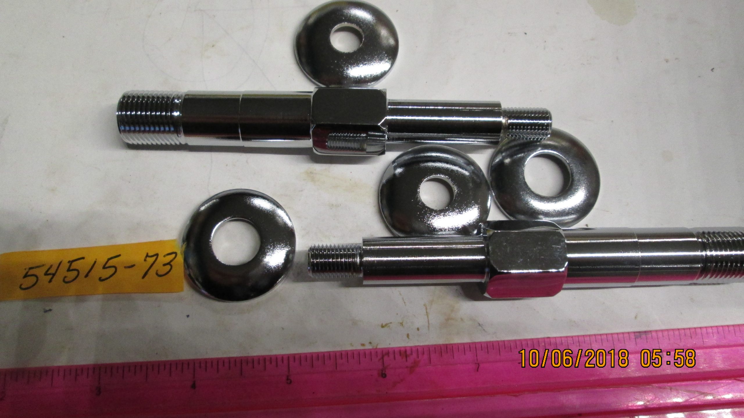 Harley Shovelhead Chrome Upper Rear Shock Stud Kit 1973-84 P/N 54515-73