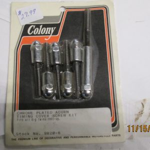 Harley Evolution Timing Chrome Cover Screw Kit **Acorn Type**1993-98