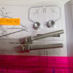Harley 45 Flathead Servi-car Rear Axle Adjusting Screws  1932-73. P/N 82906-32