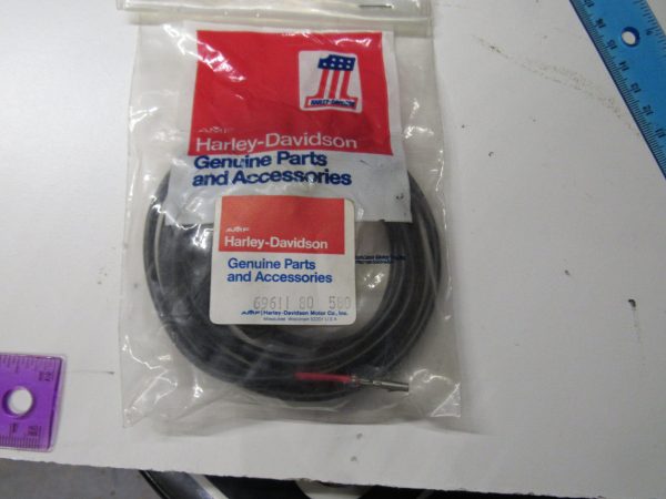 Genuine Harley Shovelhead FLT Fuel Guage Wire & Boot 1980-UP?? P/N 69611-80 *NOS