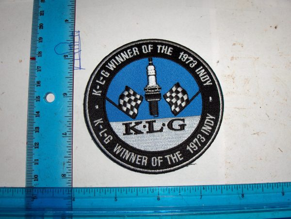 Harley,Indian,Customs, Vintage Style "KLG Spark Plug" Motorcycle Jacket Patch