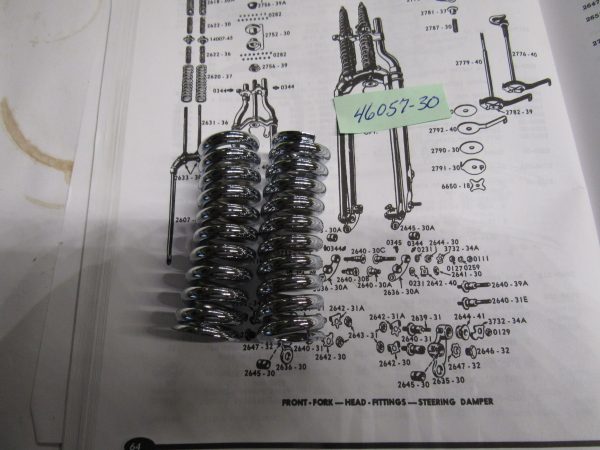 Harley Knuckle,Pan,45 Flathead Inner Upper Springer Springs P/N 46057-30