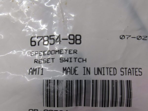 Harley Evolution,Twin Cam,Speedometer Reset Switch*NOS* 1998- Up?? P/N 67854-98 - Image 3