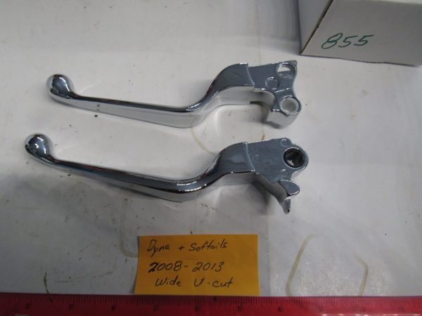 Harley Twin Cam Softails and Dynas,Chrome?Clutch & Brake Lever Set  2008-13 - Image 5