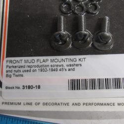 Harley Knucklehead,Flathead,Panhead Front Mud Flap Mounting Kit.. 1932-49