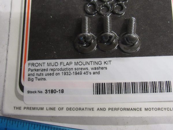 Harley Knucklehead,Flathead,Panhead Front Mud Flap Mounting Kit.. 1932-49