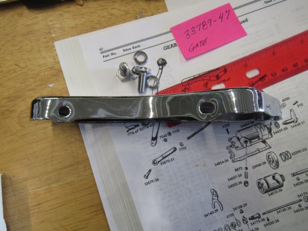 Harley Knucklehead,Panhead Left Side Shifter Gate. 1947-UP?? P/N 33789-47 - Image 2
