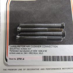 Harley 45 Flathead WLC,WLA Carb Air Cleaner Connection Mounting Screw Kit