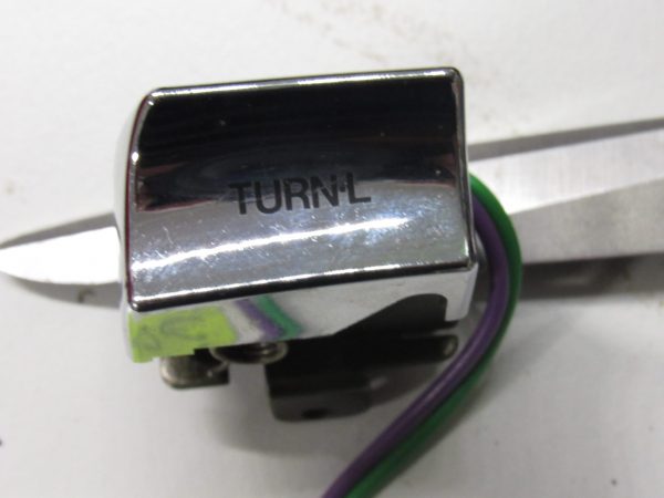 Harley Shovel,Evo,Sportster Chrome Left Turn Signal Switch 1982-95 P/N 71599-92C - Image 2