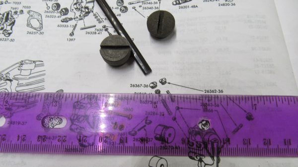 Harley 45 Flathead  & Servi-car Oil Pump Screws 1937-UP?? P/N 26363-36/26367-36