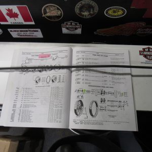 Harley 45 Flathead Solo Parkerized Rear Brake Rod. 1935-52 P/N 42258-35