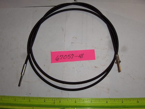 Harley 45 Flathead Solo Inner Speedo Cable  1941-52. P/N 67057-41