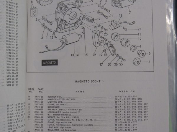 Harley Light Weight Motorcycles Spare Parts Catalog 1956-65 - Image 3