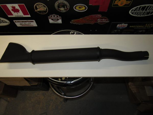 Harley 45 Flathead WL,WLA,WLC Black Replica Muffler  1932-52  P/N 1035-40M - Image 6
