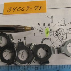 Harley Sportster Transmission Shifter Cam Lock Tabs   1971-90