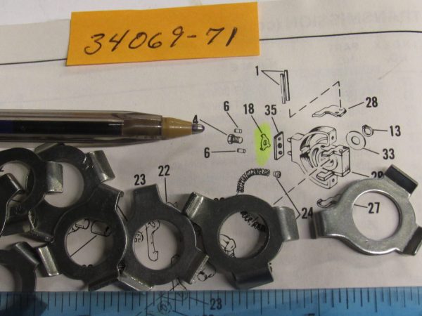 Harley Sportster Transmission Shifter Cam Lock Tabs   1971-90