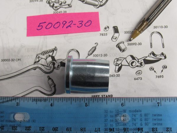 Harley 45 Flathead Solo Jiffy Stand Bushing  1932-52 - Image 2