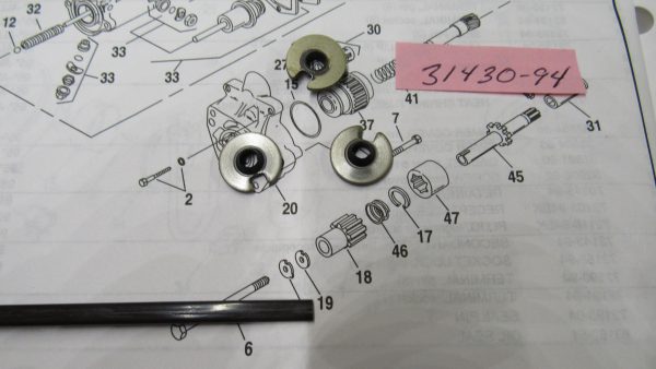 Harley Evo,Twin Cam Thrust Washer for Starter Shaft 1994-UP? P/N 31430-94