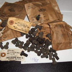 Harley Knucklehead,Panhead,Flathead CP Bolts 5/16"-24NFx1/2" Long "NOS" P/N 3953