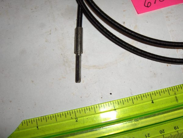 Harley 45 Flathead Solo Inner Speedo Cable  1941-52. P/N 67057-41 - Image 2