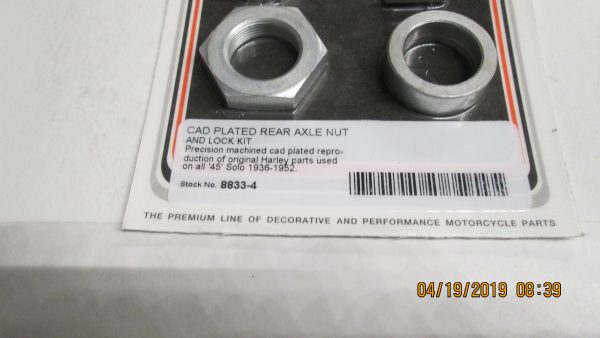 Harley 45 Flathead Solo,Cadnuim Rear Axle Hardware Kit.. 1941-52 - Image 2