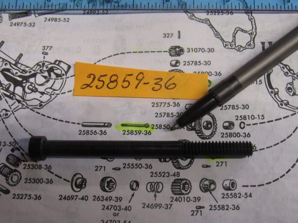 Harley Knucklehead, Panhead Circuit Breaker Stud Screw  1936-58. P/N 25859-36 - Image 2
