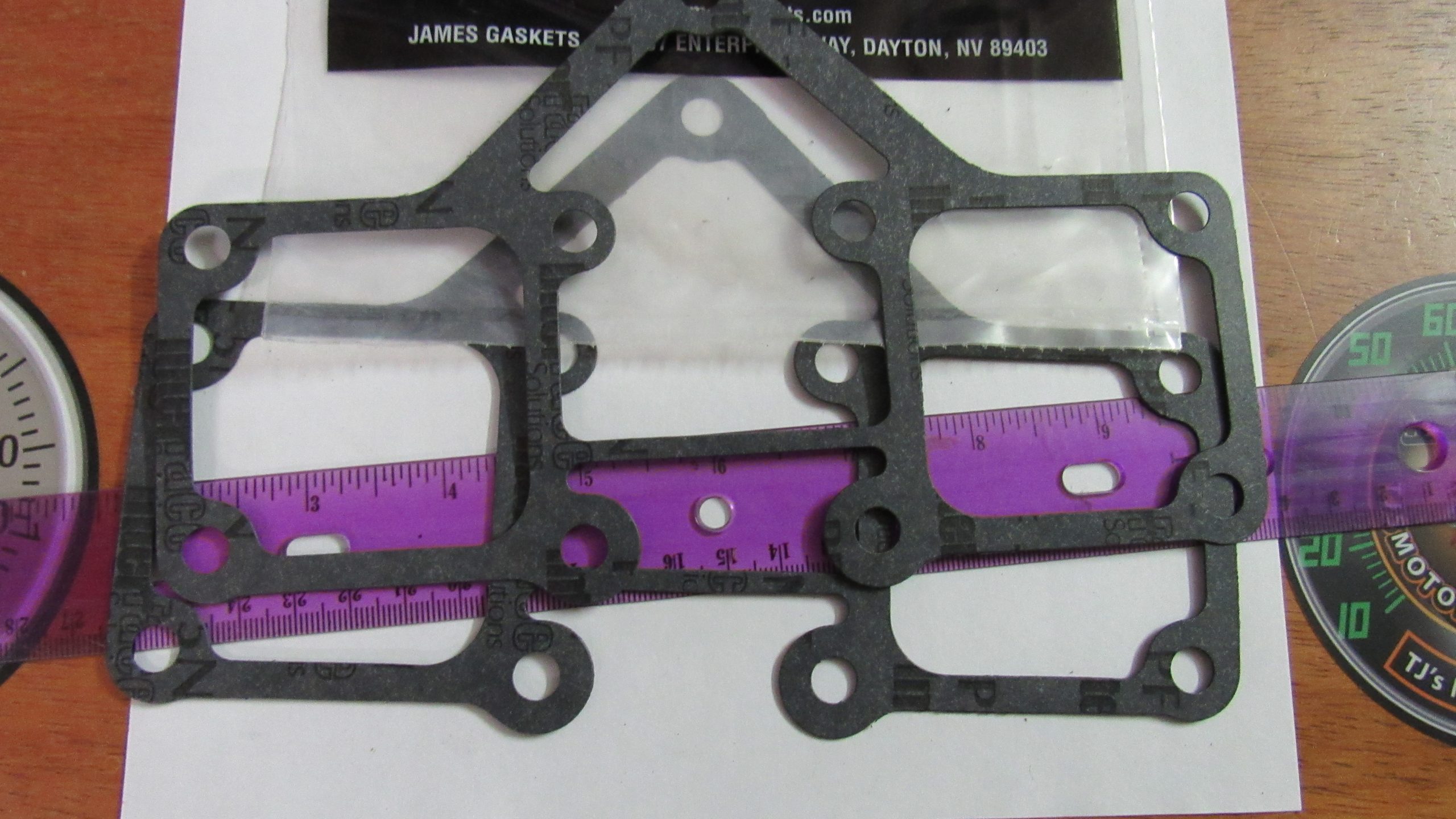 Harley Shovelhead Rocker Box Gaskets **James** 1966-84 P/N 17540-69 - Image 2