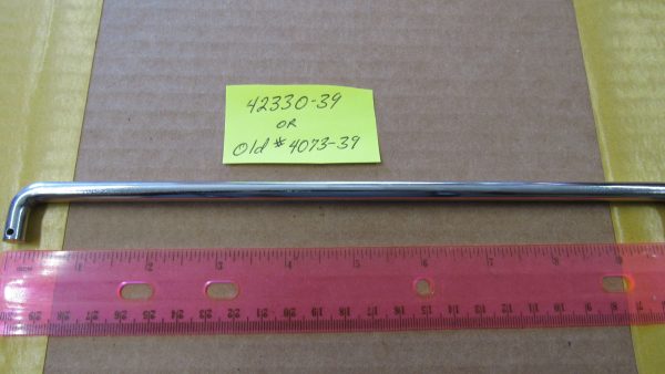Harley 45 Flathead Solo Chrome Short Brake Rod 1939-52  P/N 42330-39 or 4073-39