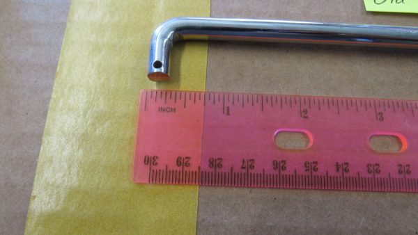Harley 45 Flathead Solo Chrome Short Brake Rod 1939-52  P/N 42330-39 or 4073-39 - Image 2