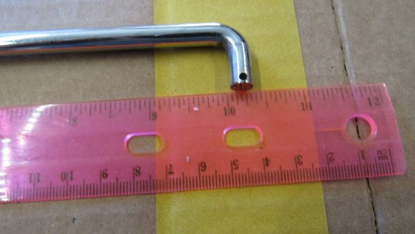 Harley 45 Flathead Solo Chrome Short Brake Rod 1939-52  P/N 42330-39 or 4073-39 - Image 3